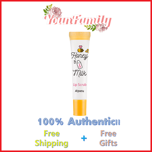[A'PIEU] Honey & Milk Lip Scrub 8ml