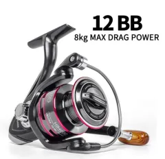 800 Mini Spinning Fishing Reel Metal Coil Spool 10KG Max Drag Power Ice  Lure Saltwater Freshwater Small Fishing Wheel