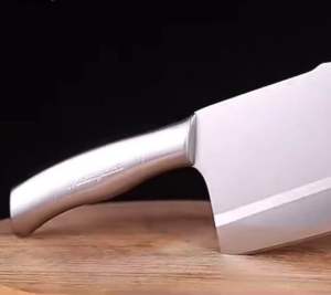Bone Chopping Knife with Steel Handle Chef Knife (Pisau Tulang)