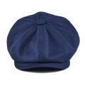 BOTVELA Newsboy Cap Men's Twill Cotton Hat 8 Panel Hat Baker Caps Retro ...