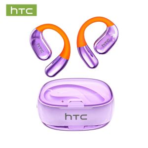 HTC NE36 Tai nghe dịch thuật thời gian thực AI Tai nghe không dây Bluetooth 5.4 Dịch 134 ngôn ngữ Vỏ trong suốt Tai nghe doanh nhân Chống ồn thông minh ANC