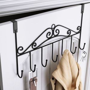 Classy Household Door Hanger hook Door Rack Nail Back Door Hook Organizer Hanging