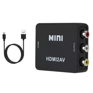 SERENEตัวแปลงสัญญาณAVเป็นHDMI Mini 1080P av to hdmi Composite AV RCA to HDMI Video Converter Adapter Full HD 720/1080p