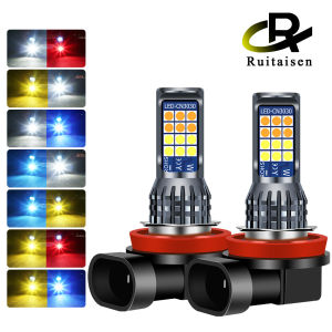 2Pcs H8 H11 H16 LED Bulbs Led 9005 9006 3030 24 SMD Auto Front Fog Lamp Led Headlight Bulbs H3 H4 H7 Car LED Fog Light