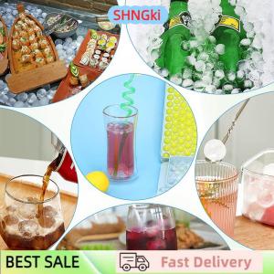 SHNGki 1Pc 104 Grid Mini Ice Cube Tray Mold Food Grade Small Ice Cube Maker Mould Easy Release Round Ice Molds For Whiskey Cold Drink