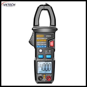 【Vktech】ANENG AT619 แคลมป์มิเตอร์กระแสไฟ การออกอากาศเสียงมัลติฟังก์ชั่แคลมป์มิเตอร์ 4000 นับระยะทางอัตโนมัติจอแสดงผล LCD สำหรับห้องปฏิบัติการ / โรงงาน / บ้าน【1-3 วันเสร็จสิ้น】