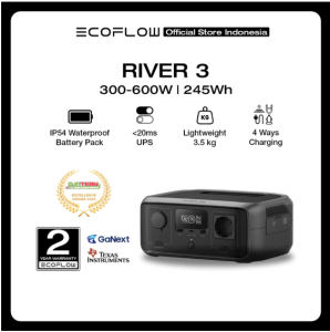 EcoFlow NEW RIVER 3 Portable Power Station 245 Wh 300W Professional UPS