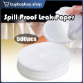 500pcs Anti Leak Spill Proof Paper For Coffee Milktea Drinks 11.5cm. 
