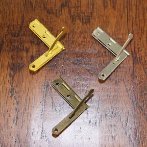 10pcs 90° 30X33mm Angle Wooden Box Supports Hinge for Small Wooden Watch Box Wooden Lid Hardware Wine for Case