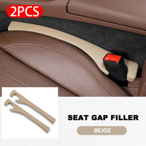 แถบเติมช่องว่างที่นั่งในรถยนต์แบบไร้รอยต่อ Universal PU กันรั่วแถบช่องว่างกันเบาะที่นั่งพร้อมรูประดับรถอุปกรณ์ตกแต่งภายในรถยนต์