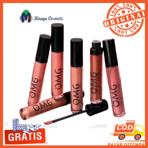 OMG Oh My Glam Matte Kiss Lip Cream 3.5g LipCream Lipstik Ombre Waterproof Tahan Air Matte