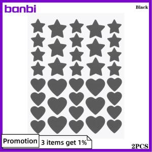 banbi 72 80Pcs Colorful Cute Star Heart Shaped Acne Treatment Sticker Invisible Acne Cover Pimple Patch Skin Care