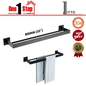 🔥ITTO🔥 800MM (32") MATTE BLACK TOWEL RACK