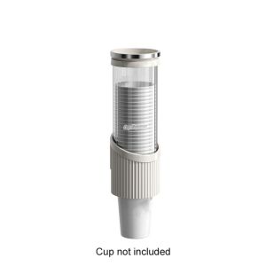 CNAIFE2 Vỏ chống bụi Giá đỡ cốc dùng một lần Trong suốt Gắn tường Máy phát giấy ly Hiện đại Nhựa Giá đựng cốc Sân bay