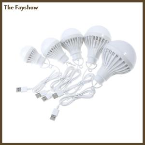 [The Fayshow] Đèn lồng Led Đèn cắm trại cầm tay Bóng đèn mini nguồn LED USB 3W 5W 7W 9W 12W