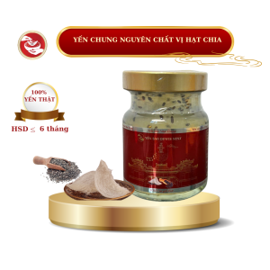 Yến hũ Nguyên Chất vị HẠT CHIA sợi yến thật - Tổ Yến Chưng Sẵn Yến sào Dewis Nest  tốt cho sứ khỏe