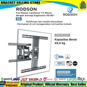 Bracket Tv 80 75 70 65 55 50 43 inch Braket Swivel North Bayou NB