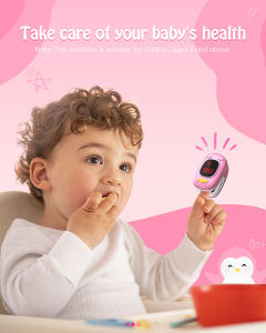 【Oximeter Singapore】Health Tree Kids Finger Pulse Oximeter Baby Pulse Oxymeter Spo2 Heart Rate Monitor FDA Approved