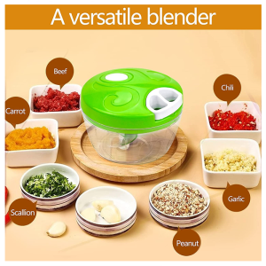 MANUAL CHOPPER BLENDER FOOD PROCESSOR MEAT MINCER GARLIC CHOPPER NO BATTERY VEGETABLE MEAT GARLIC ONION KITCHEN UTENSIL KITCHEN GADGET