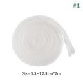 White Tubular Wound Roll Tape Finger Care Bandages Band Stretch Cover Tube Knee Burn Wounds Wrap Legs Tubing Stockinette. 