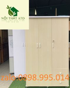 Tủ nhựa đài loan 3 cánh - Tủ quần áo nhựa cao 1m7 1m8 giá rẻ tại xưởng ảnh thực tế giao hàng hoả tốc HCM cả t7 CN
