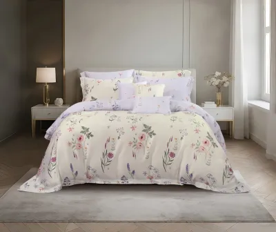 [ราคาโปร] Akemi ผ้าปูที่นอน TENCEL™ Lyocell รุ่น Ardent Print ทอ 900 เส้นด้าย