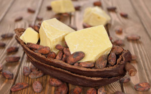 Bơ cacao nguyên chất CACAOMI Cocoa Butter ép từ hạt ca cao thô dùng làm bánh chocolate mỹ phẩm dưỡng da son dưỡng túi 250g - 500g