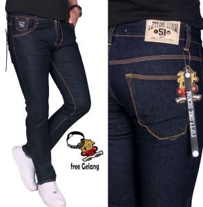 FIFTY ONE DENIM - Celana Jeans pria Slimfit Stretch New Jeans Panjang Pria Skinny Semi