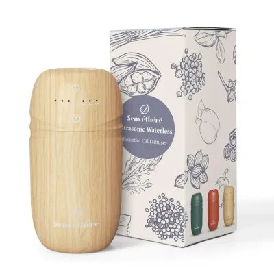 [Essential Academy] Sens éthéré Waterless Portable Car Diffuser Scentcare USB Mini Waterless Rechargeable Aromatherapy