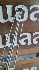 เหล็กย่างปลาเผา ที่ย่างปลาสแตนเลส ที่เสียบปลาเผา เผาปลานิล ปลาทับทิม stainless steel (1ชิ้น) ตะแกรงย่างปลา ตะแกรงย่าง - Lazada