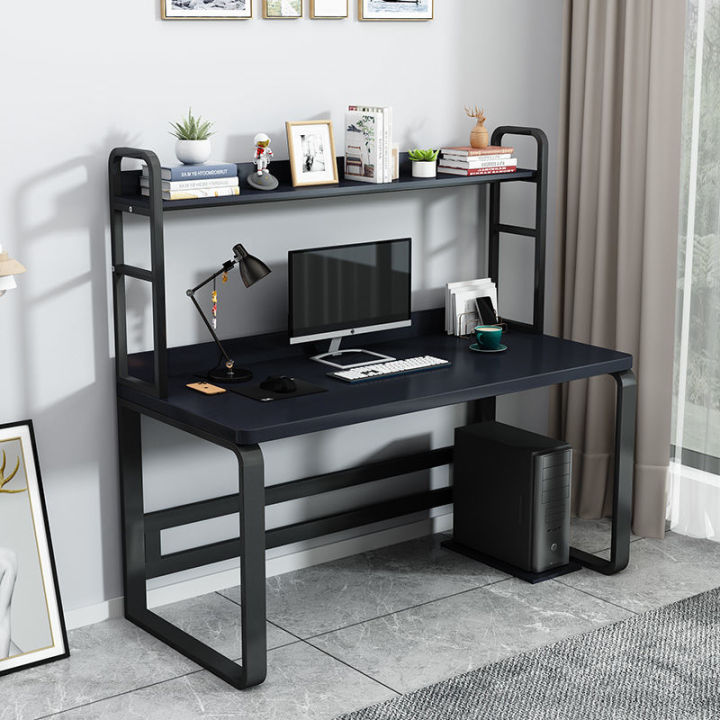 Computer Desk Desk Table Bookshelf Combination Simple Home Student ...