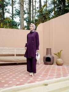 Zysku Xena | Zivy One set - 4 Warna | Tunik Atasan Setelan Celana Wanita