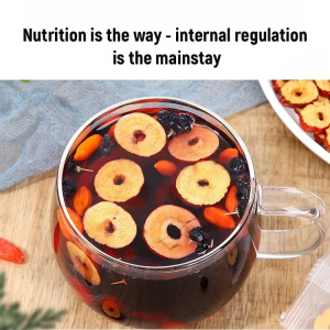 Black wolfberry mulberry and red date tea health tea recovery scented tea late night health tea