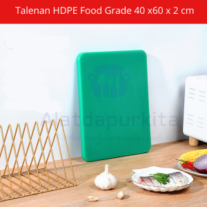 Talenan Cutting Choping Board Papan Iris Daging Tulang Karkas Sayur Buah Material HDPE Tebal 2 cm Ukuran 40 x 60 Food Grade High Quality Endurance