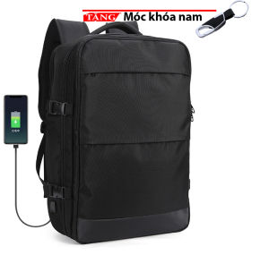 {Mua 1 tặng 1} Balo laptop học sinh dã ngoại đựng giày chống nước có sạt USB GSR công nghệ mới SuntownFull VF44 đen