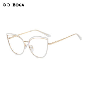 OQ BOGA 5 Colors Fashion Big Cat Eye Frame Anti Blue Light Radiation Computer Glasses Women Men Eye Protection Eyewear