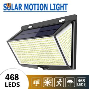 468 LED Solar Light Motion Sensor Wall Mounted Home Street Lamp Decoration[Ueb Shop]
