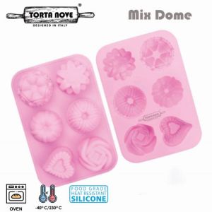 Cetakan kue basah silikon tahan panas FLOWER DOME apem putu ayu talam pudding bolu kukus es sabun