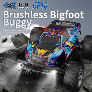 JDD[Fast Delivery][Original Available] KF10 High-speed RC Car 2.4g 1/10 27cm Remote Control Pickup 4wd High-speed Off-road Off-road Vehicle Boy Toy Metal gear