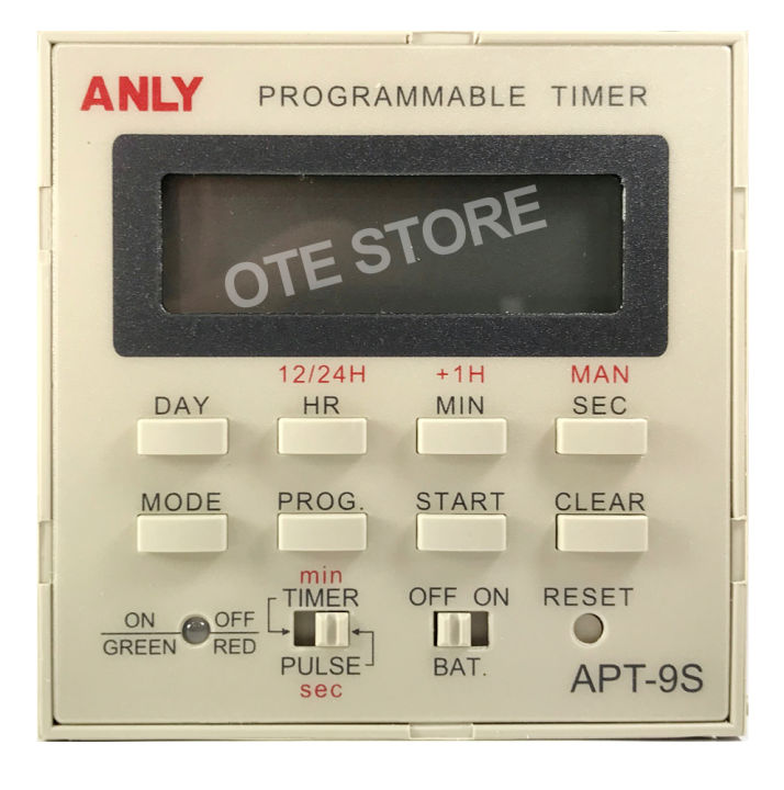 Anly APT9S 7 Days Weekly Programmable Timer Time Switch AC100240V