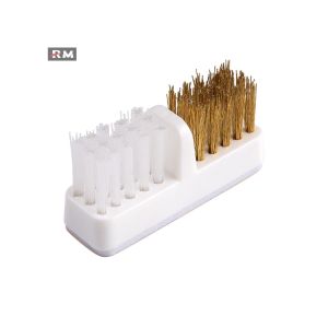 Manicure grinding head cleaning brush Copper wire small brush Self-adhesive Tungsten steel ceramic grinding head dust brush Electric nail machine grinding head cleaner