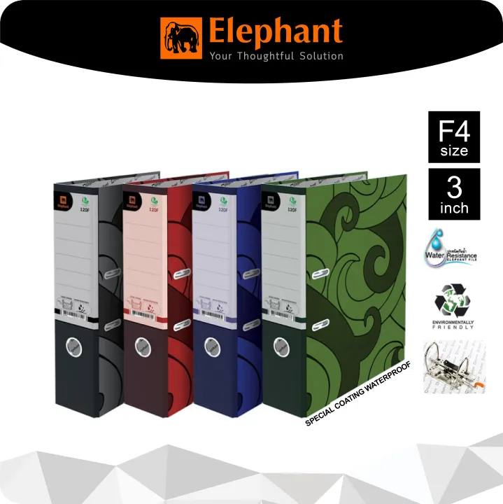 Elephant Paper Lever Arch File 120F 3-Inch | Lazada Malaysia