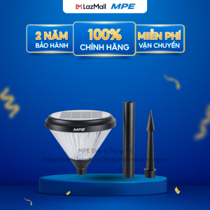 Đèn sân vườn năng lượng mặt trời cắm đất SLL cao 50cm 70cm 2W Ánh sáng vàng MPE chính hãng