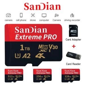 ShanDian 1TB 512GB ความเร็วสูง MiniSD 128GB C10 256GB Mini TF แผงขยายสัญญาณสมาร์ทโฟน/PC/กล้อง100% ต้นฉบับ