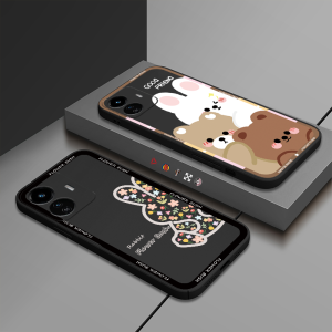 (Lokal Ready) Casing hp Realme C53 C51 C55 C33 C30 C31 C30S C35 Realme10 9i 8i 7i 5i 6i C2 C21Y C11 2021 C20 C25Y C17 C3 C12 C15 Kartun Motif Teddy Bear Kelinci Soft Case