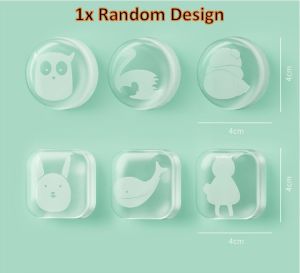 Contemporary Animal-Themed Rubber Door Stopper - Self-Adhesive Wall Protector with Animal Designs
