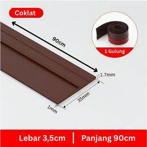 Penutup Celah Pintu Bawah Alas Pintu Silikon Anti Serangga Debu Kotoran Angin Penghalang Kecoa Serangga Penutup