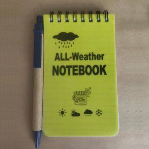 SHUNAICHI Tactical Waterproof Notebook Mini Pocket Notebook All Weather Notepad Writing Paper In Rain Outdoors Camping To Do List Planner