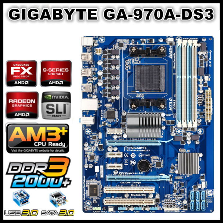 GIGABYTE GA 970A DS3 rev. 1.0 AMD 970 SB950 Chipset Lazada