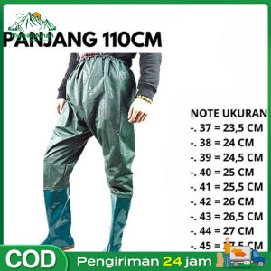 【COD】Sepatu Boot Celana Sawah Panjang Anti Air Sepatu Keong Elastis / Sepatu Boots Wanita Pria Celana Sawah Panjang Anti Air Sepatu Keong Elastis